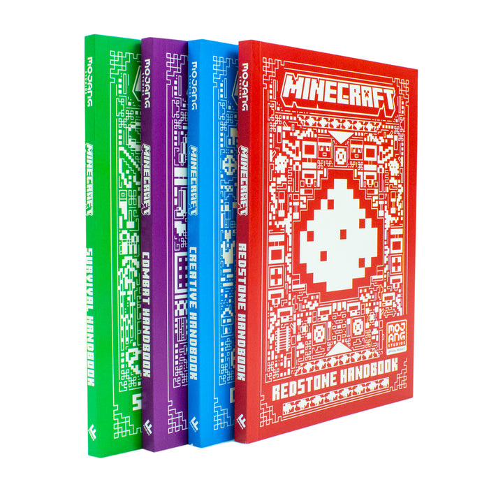 All New Official Minecraft Combat Handbook 4 Books Collection Set By Mojang AB Paperback - The Book Bundle