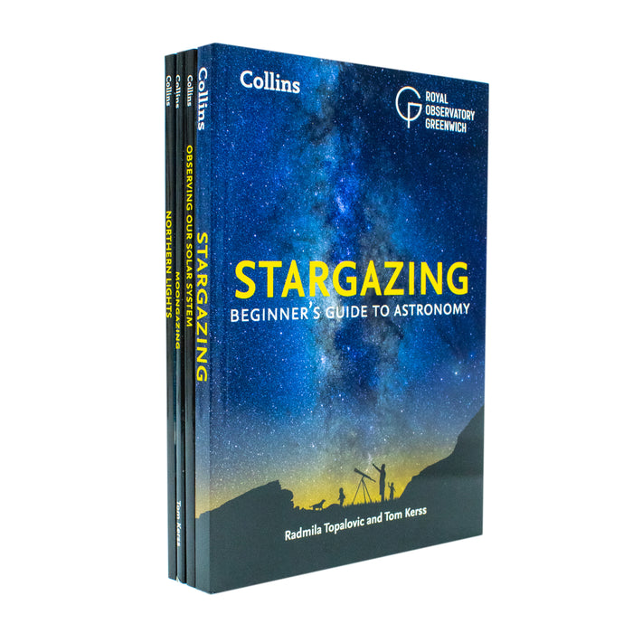Royal Observatory Greenwich 3 Books Collection Set (Stargazing Beginners guide) - The Book Bundle