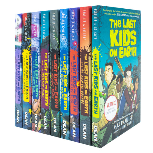 The Last Kids On Earth Series Books 1 - 9 Collection Set By Max Brallier (Last Kids On Earth, Zombie Parade, Nightmare King, Cosmic Beyond ) - The Book Bundle