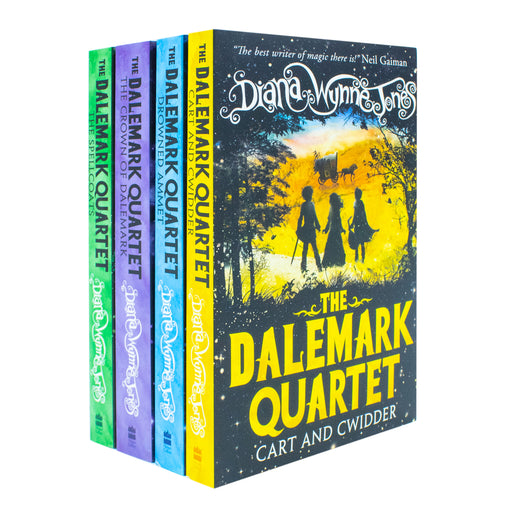Diana Wynne Jones Dalemark Quartet Series 4 Books Collection Set (Cart and Cwidder) - The Book Bundle
