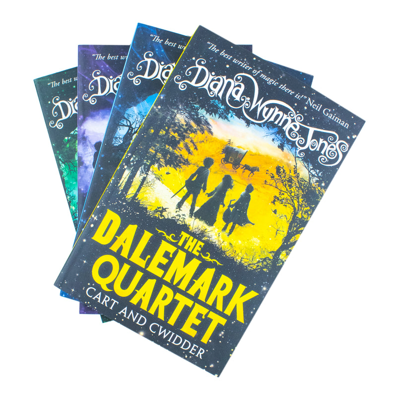 Diana Wynne Jones Dalemark Quartet Series 4 Books Collection Set (Cart and Cwidder) - The Book Bundle