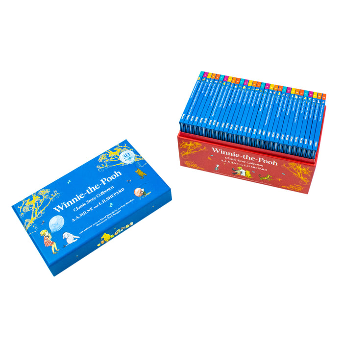Winnie-the-Pooh Classic Story Collection (30-copy box): The Perfect Gift for Fans of Milne's Original, Definitive Illustrated Classic Stories And Favourite Sequel Stories. - The Book Bundle