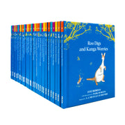 Dean Winnie-the-Pooh Classic Story Collection box set of 30 books by A. A. Milne, featuring colorful covers and characters.