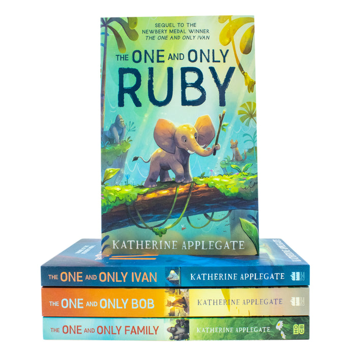 The One and Only Series 4 Books Collection Set By Katherine Applegate (One and Only Ivan)) - The Book Bundle