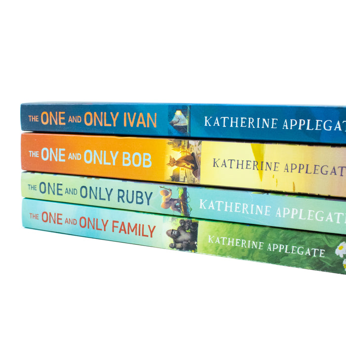 The One and Only Series 4 Books Collection Set By Katherine Applegate (One and Only Ivan)) - The Book Bundle