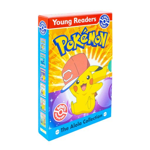 Young Readers Pokémon Level 2 Passport to Reading Alola 6 Books Collection Box Set (Welcome to Alola, Go Popplio) - The Book Bundle