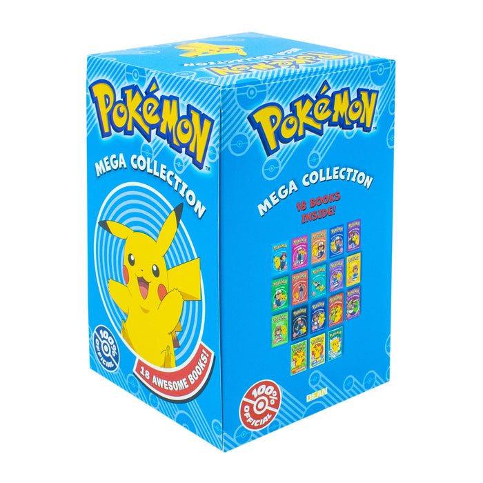 Pokemon Mega Collection 18 Books Box Set (Word Games, Code Breakers, Brain Teasers) - The Book Bundle