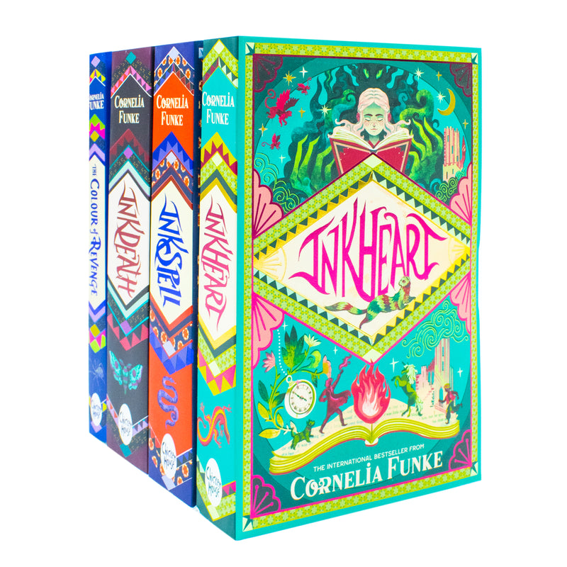 Inkheart Trilogy 4 Book Set by Cornelia Funke (Captivating Magical Fantasy Adventure for Young Readers Ages 12+) - The Book Bundle