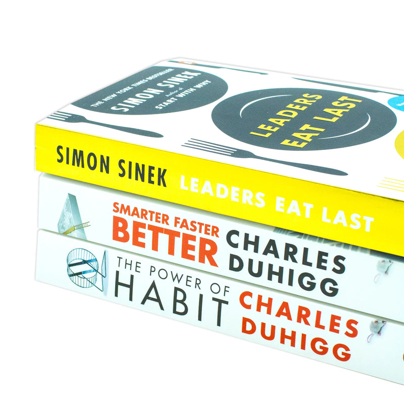 Smarter Faster Better & The Power Of Habit 3 Books Collection Set By Charles Duhigg - Non Fiction - Paperback