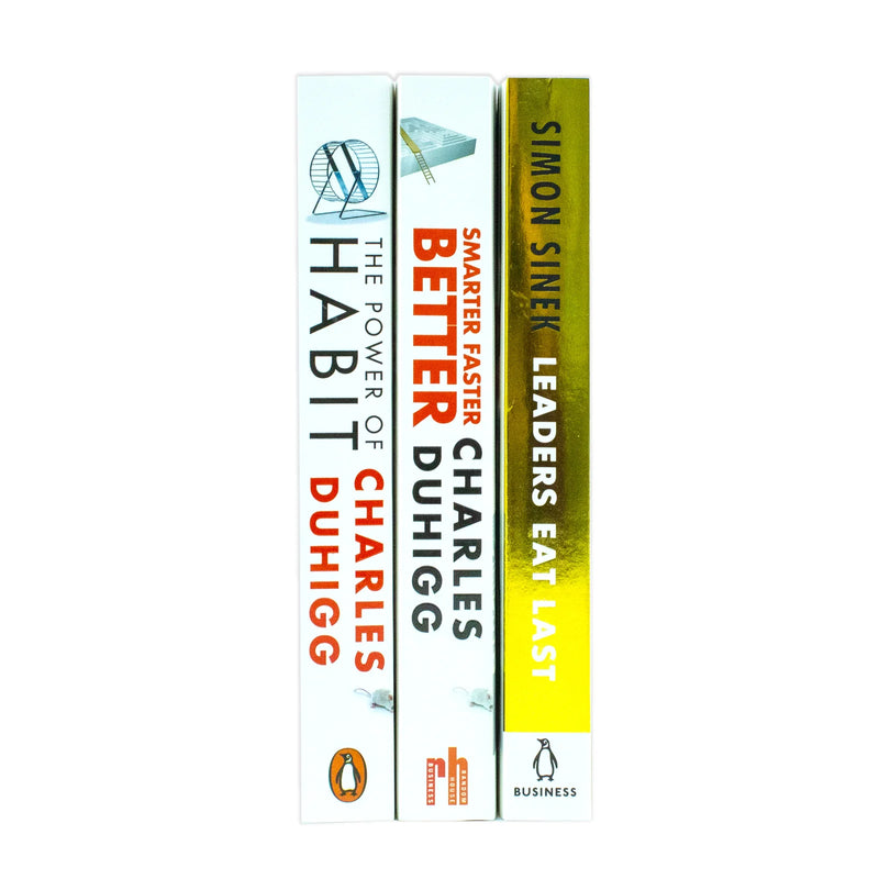 Smarter Faster Better & The Power Of Habit 3 Books Collection Set By Charles Duhigg - Non Fiction - Paperback