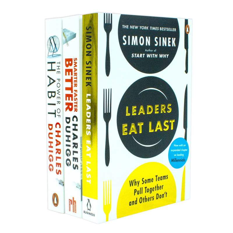 Smarter Faster Better & The Power Of Habit 3 Books Collection Set By Charles Duhigg - Non Fiction - Paperback