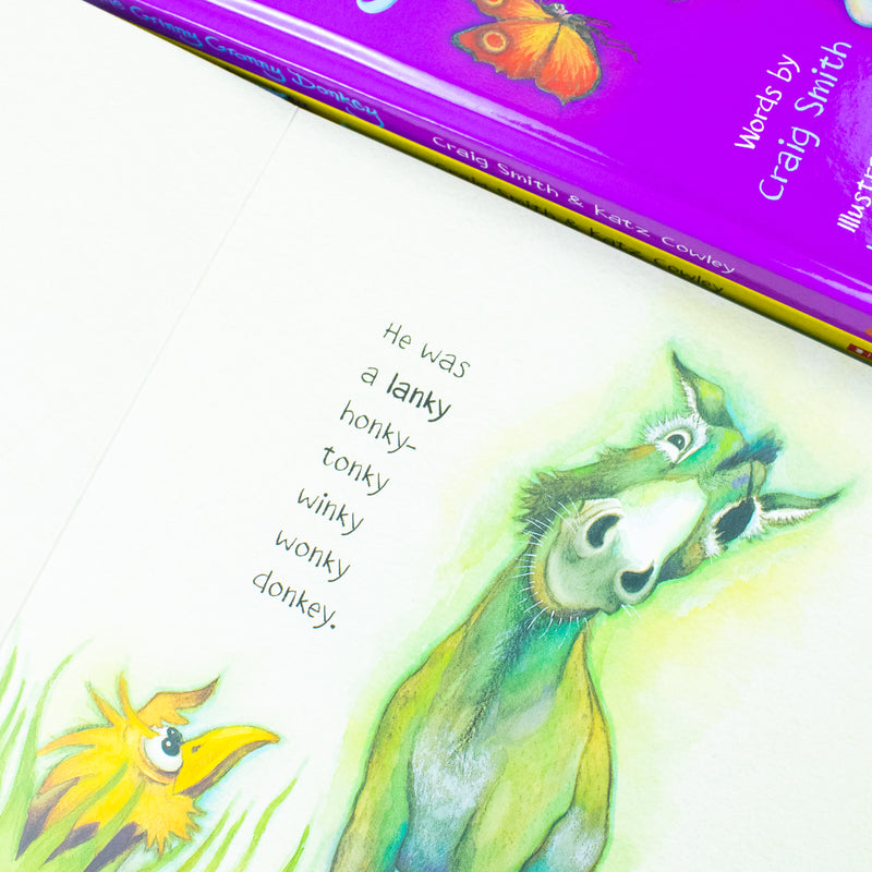 The Wonkey Donkey 3 Books Collection Box Set By Craig Smith(The Wonkey Donkey, The Dinkey Donkey & The Grinny Granny Donkey - The Book Bundle