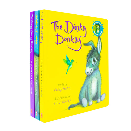 The Wonkey Donkey 3 Books Collection Box Set By Craig Smith(The Wonkey Donkey, The Dinkey Donkey & The Grinny Granny Donkey - The Book Bundle
