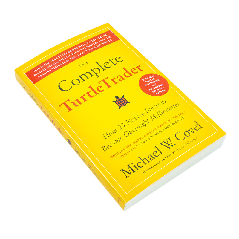 Cover image of "The Complete TurtleTrader" book by Michael W Covel, showing a hardcover with the title and author.
