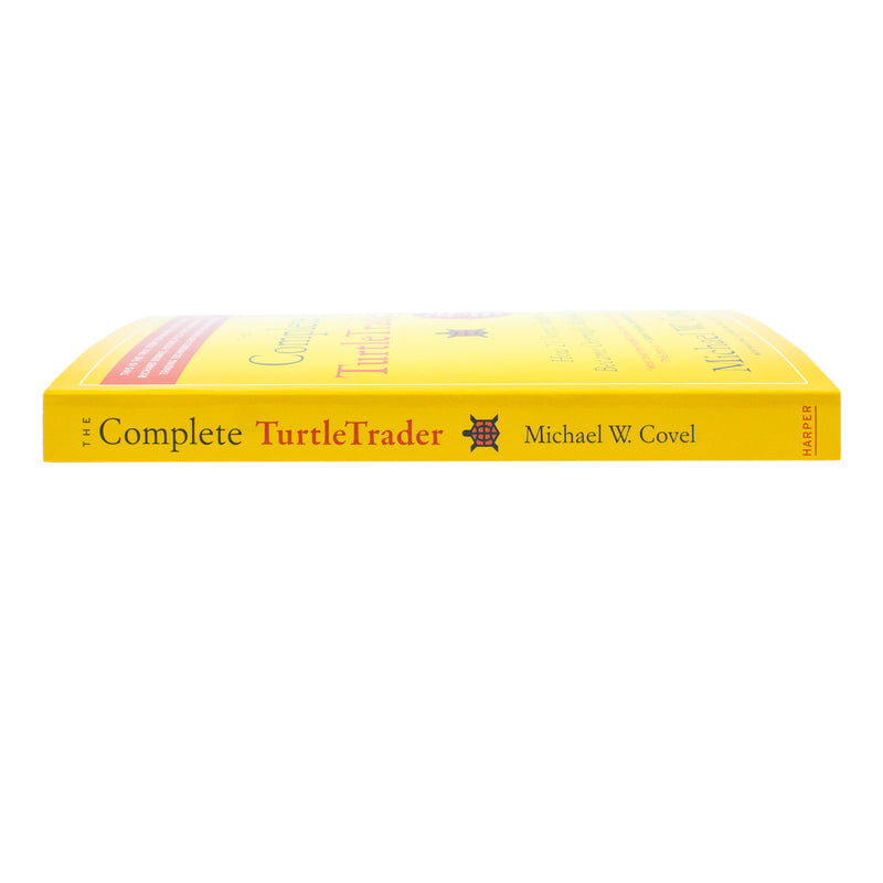 Book cover for "The Complete TurtleTrader" by Michael W Covel, featuring the title and author's name on a white background.