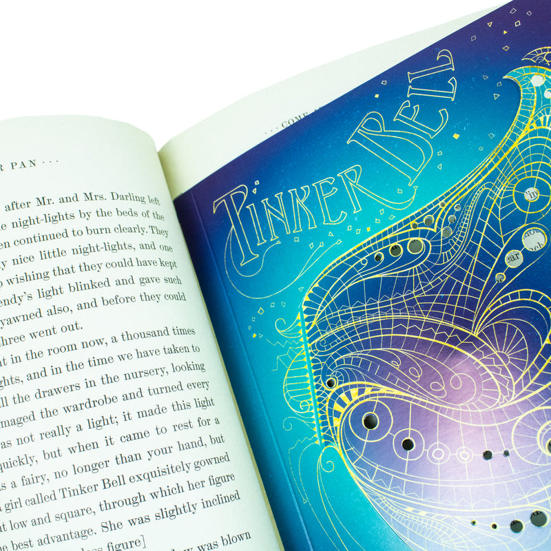 Peter Pan (MinaLima) (lllustrated with Interactive Elements) by J. M Barrie (HB) - The Book Bundle