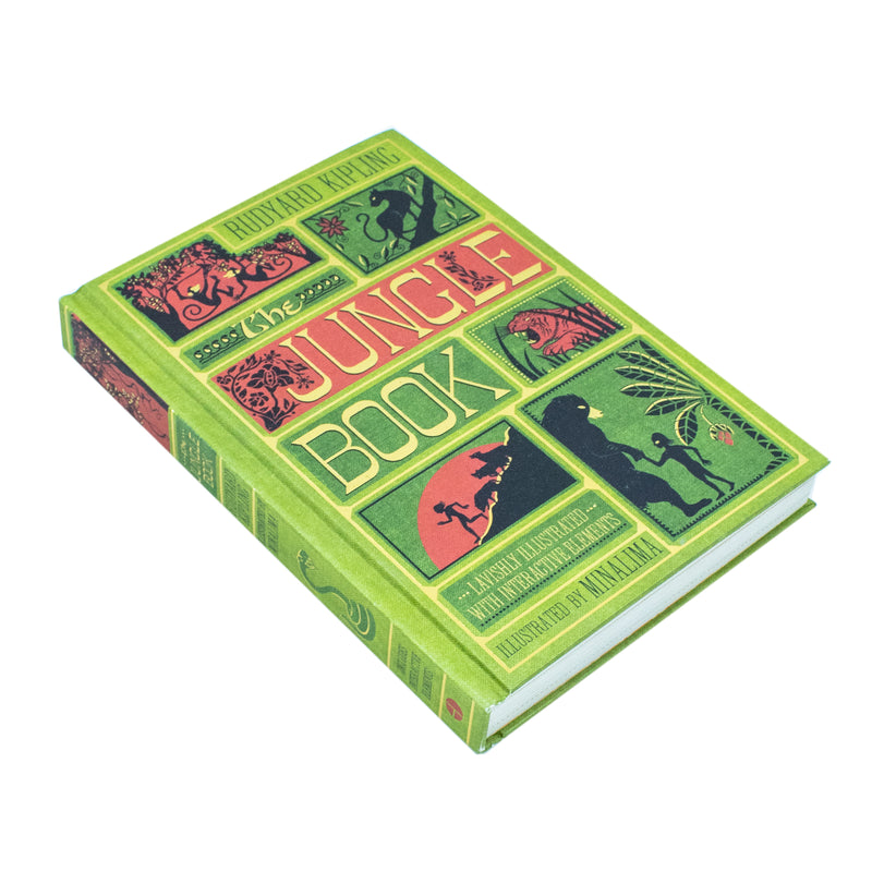 Jungle Book MinaLima (Illustrated with Interactive Elements) by Rudyard Kipling (HB) - The Book Bundle