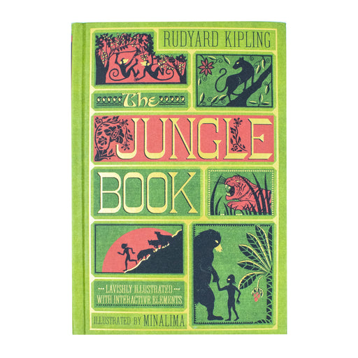 Jungle Book MinaLima (Illustrated with Interactive Elements) by Rudyard Kipling (HB) - The Book Bundle