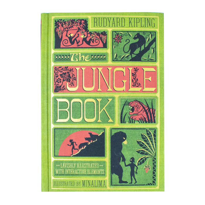 Jungle Book MinaLima (Illustrated with Interactive Elements) by Rudyard Kipling (HB) - The Book Bundle