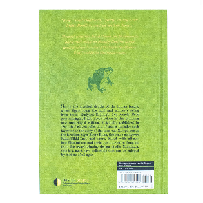Jungle Book MinaLima (Illustrated with Interactive Elements) by Rudyard Kipling (HB) - The Book Bundle