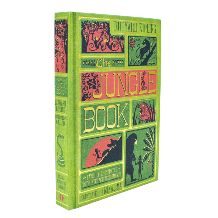 Jungle Book MinaLima (Illustrated with Interactive Elements) by Rudyard Kipling (HB) - The Book Bundle