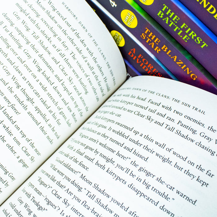 Warriors Cats Dawn of The Clans Prequel Book 1-6 Series 6 Books Collection Set By Erin Hunter - The Book Bundle