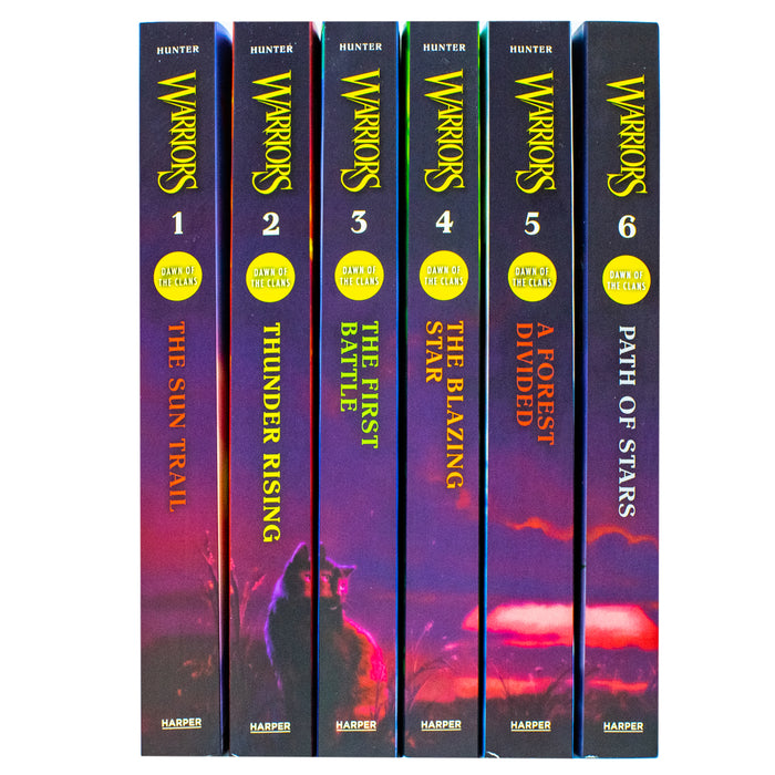 Warriors Cats Dawn of The Clans Prequel Book 1-6 Series 6 Books Collection Set By Erin Hunter - The Book Bundle