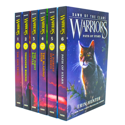 Warriors Cats Dawn of The Clans Prequel Book 1-6 Series 6 Books Collection Set By Erin Hunter - The Book Bundle