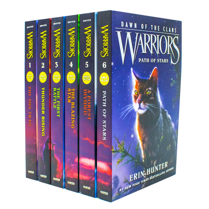 Warriors Cats Dawn of The Clans Prequel Book 1-6 Series 6 Books Collection Set By Erin Hunter - The Book Bundle