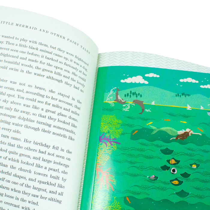 The Little Mermaid and Other Fairy Tales (MinaLima Edition): (Illustrated with Interactive Elements) - The Book Bundle