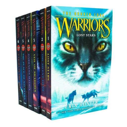 Warriors Cat The Broken Code Series Books 1 - 6 Series 7 Collection Set By Erin Hunter - The Book Bundle