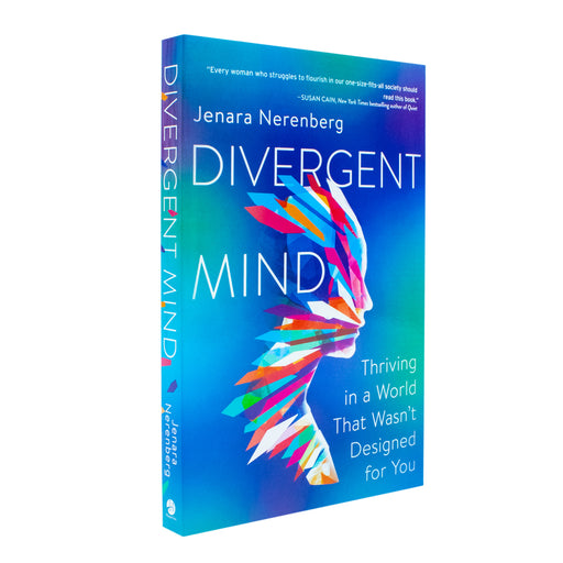 Book cover image of "Divergent Mind" by Jenara Nerenberg, published by HarperOne, featuring a colorful abstract design.
