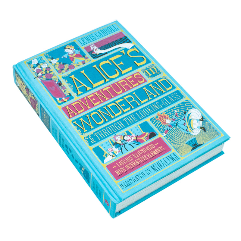 Alice's Adventures in Wonderland MinaLima Edition by Lewis Carroll Hardcover - The Book Bundle