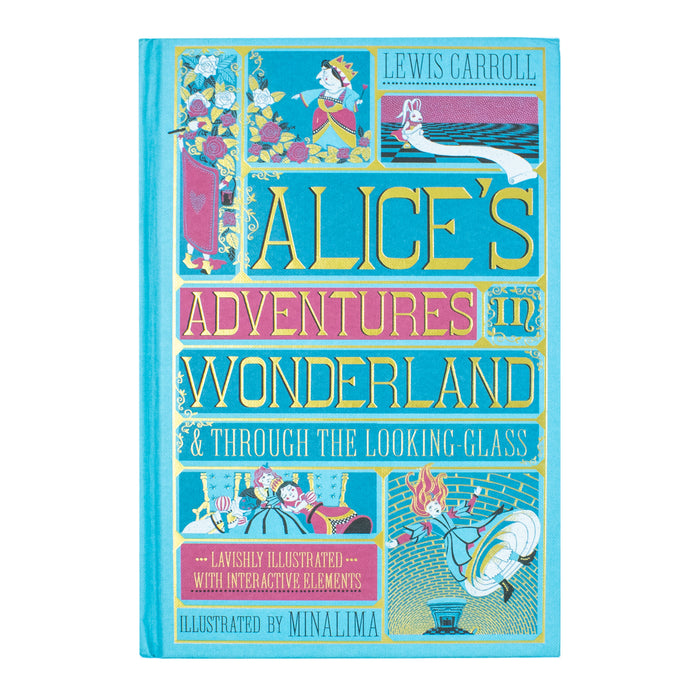 Alice's Adventures in Wonderland MinaLima Edition by Lewis Carroll Hardcover - The Book Bundle