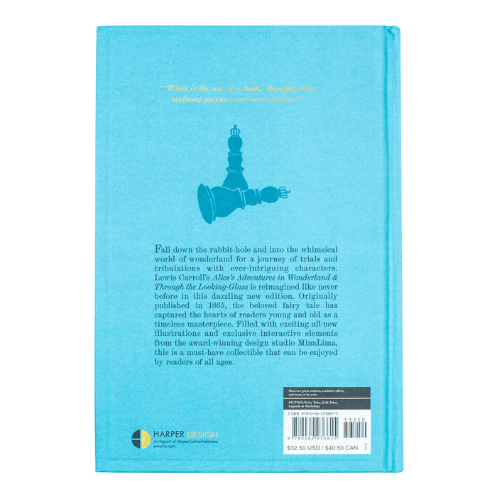Alice's Adventures in Wonderland MinaLima Edition by Lewis Carroll Hardcover - The Book Bundle