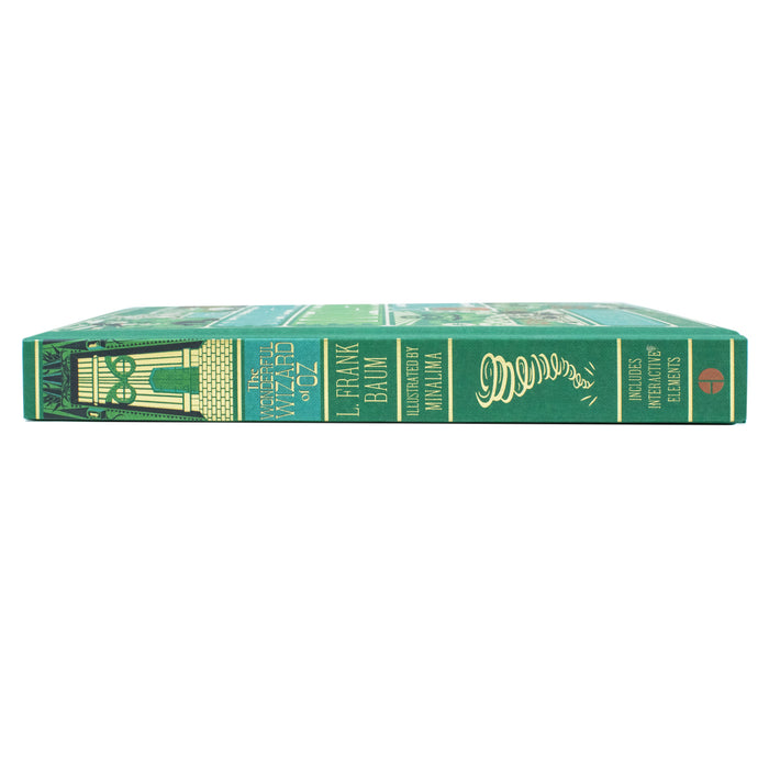 Wonderful Wizard of Oz Interactive MinaLima Edition by L. Frank Baum Hardcover - The Book Bundle
