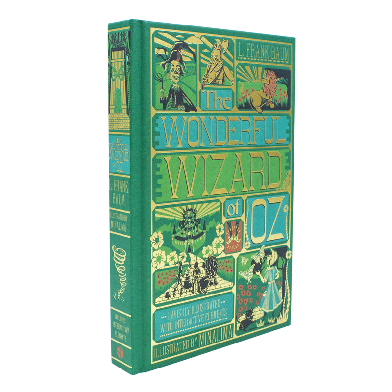 Wonderful Wizard of Oz Interactive MinaLima Edition by L. Frank Baum Hardcover - The Book Bundle