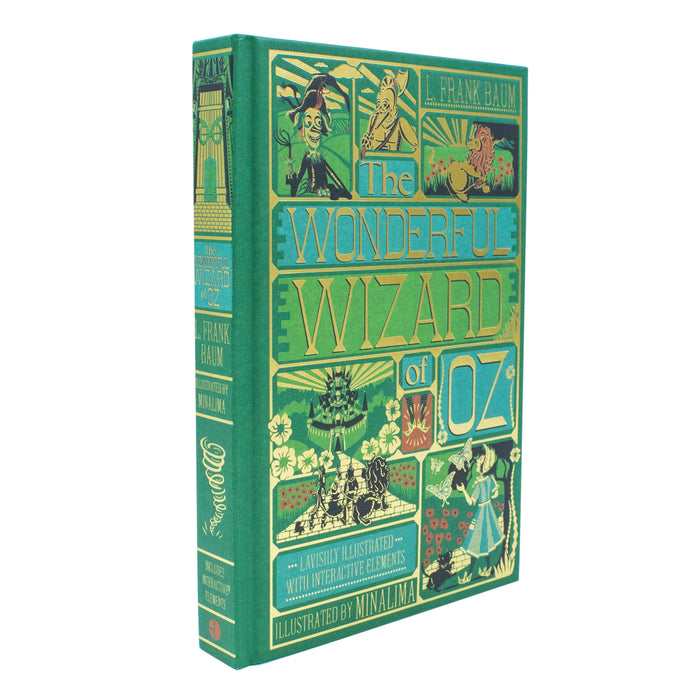 Wonderful Wizard of Oz Interactive MinaLima Edition by L. Frank Baum Hardcover - The Book Bundle