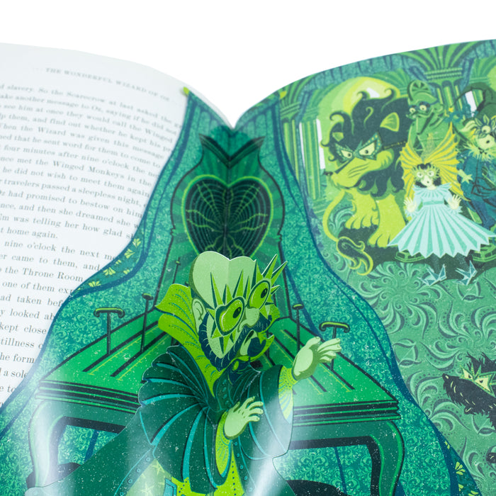 Wonderful Wizard of Oz Interactive MinaLima Edition by L. Frank Baum Hardcover - The Book Bundle