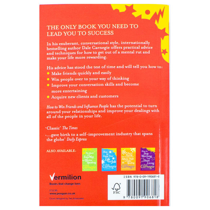 How to Win Friends and Influence People (Vermilion) by Dale Carnegie - The Book Bundle
