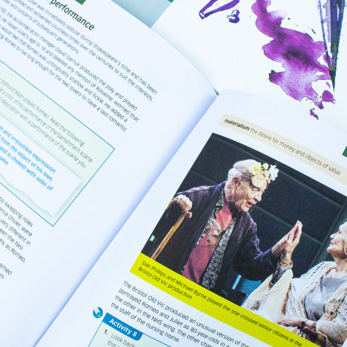 Oxford School William Shakespeare Romeo & Juliet and  Romeo & Juliet  Oxford Literature Companions 2 Books Collection Set - The Book Bundle