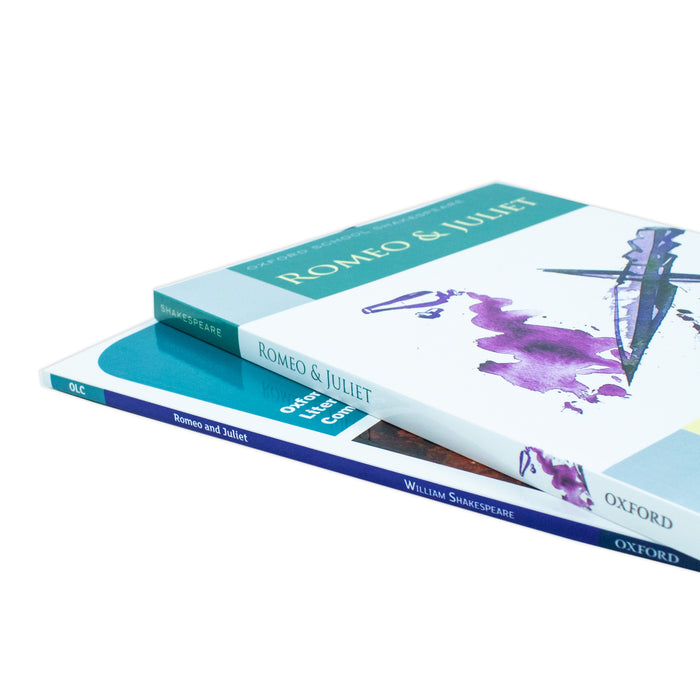 Oxford School William Shakespeare Romeo & Juliet and  Romeo & Juliet  Oxford Literature Companions 2 Books Collection Set - The Book Bundle