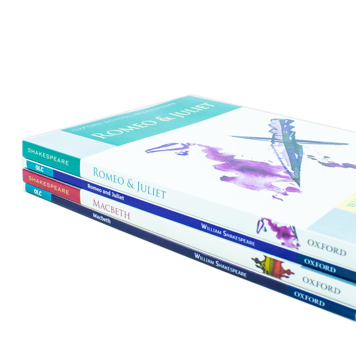 Oxford School William Shakespeare 4 Books Collection Set (Macbeth , Macbeth Oxford Literature Companions ) - The Book Bundle