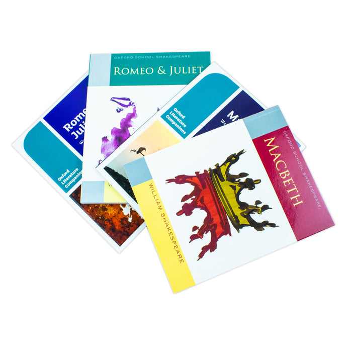 Oxford School William Shakespeare 4 Books Collection Set (Macbeth , Macbeth Oxford Literature Companions ) - The Book Bundle