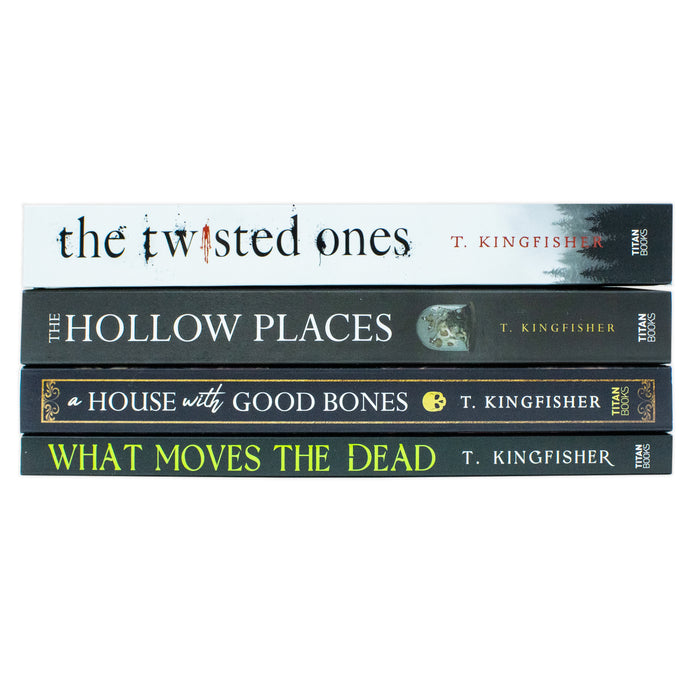 T Kingfisher Collection 4 Books Set (What Moves The Dead, A House with Good Bones, The Hollow Places and The Twisted Ones) - The Book Bundle