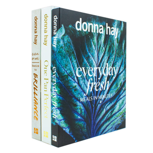 Donna Hay Collection 3 Books Set (One Pan Perfect, Even More Basics to Brilliance & Everyday Fresh) - The Book Bundle