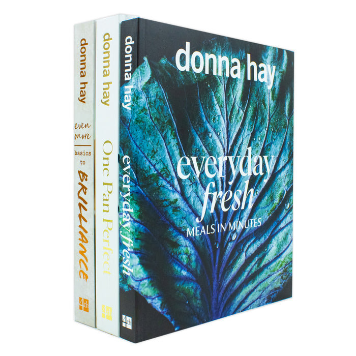 Donna Hay Collection 3 Books Set (One Pan Perfect, Even More Basics to Brilliance & Everyday Fresh) - The Book Bundle