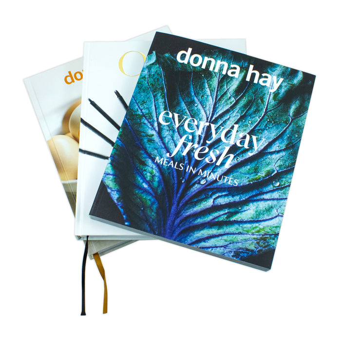 Donna Hay Collection 3 Books Set (One Pan Perfect, Even More Basics to Brilliance & Everyday Fresh) - The Book Bundle