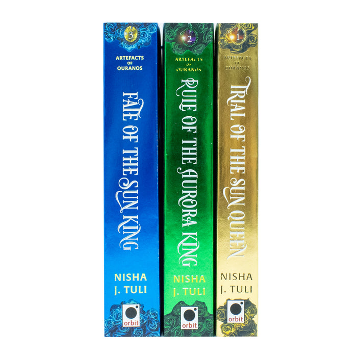 Artefacts of Ouranos Series 3 Books Collection Set By Nisha J. Tuli (Trial of the Sun Queen - The Book Bundle