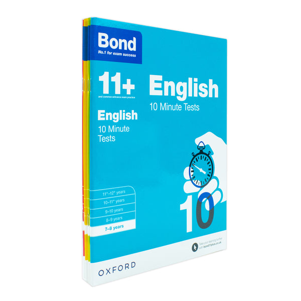 Bond 11+: 10 Minute Tests ,7-8 years Bundle: English, Maths, Non